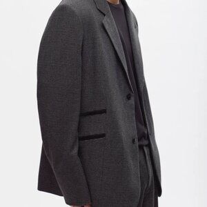 NWT Kotn Wool Laureate Jacket M – Charcoal Houndstooth,